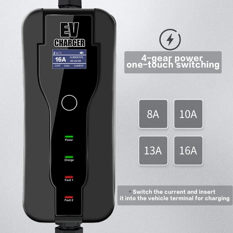 11KW 16A Tragbares EV-Ladegerä – Type 2 Portable Ev Charger 11Kw Cee Bewertung und Preis